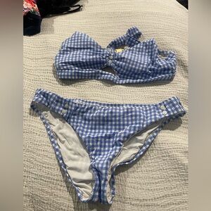 Blue and White Nanette Lepore bikini